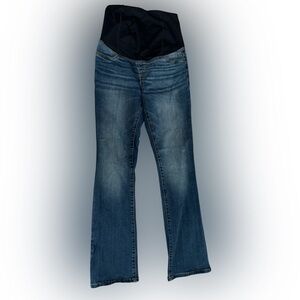 Stylish Blue Maternity Jeans for Women